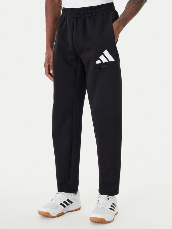 adidas Pantaloni trening Future Icons 3 Bar JZ9399 Negru Regular Fit