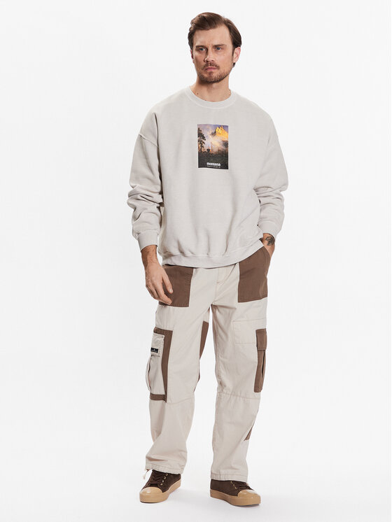 Felpa 76521152 Écru Loose Fit