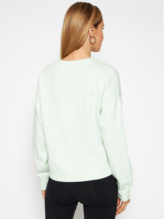 Felpa DP0T7848 Verde Loose Fit