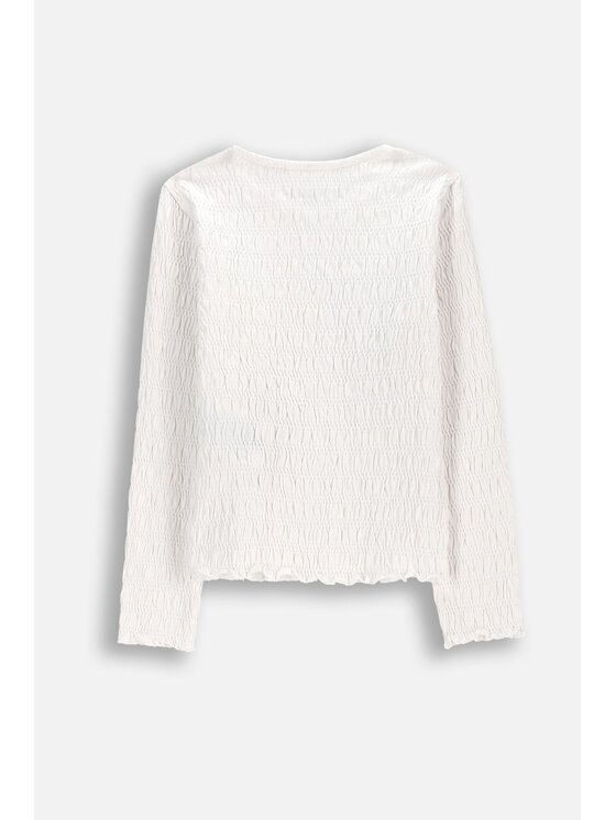 Coccodrillo Coccodrillo S dlouhým rukávem WC6143101BSG-001 Bílá Regular Fit