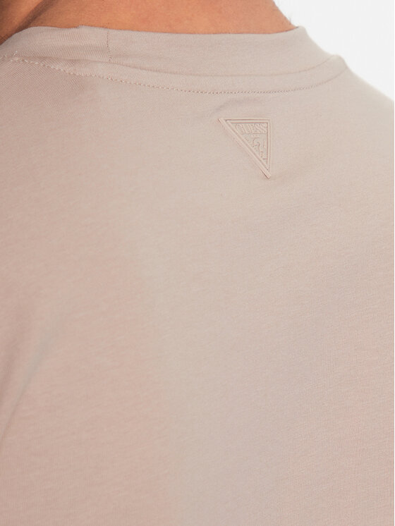 Guess Guess T-Shirt Alphy Z2YI11 J1314 Beżowy Regular Fit