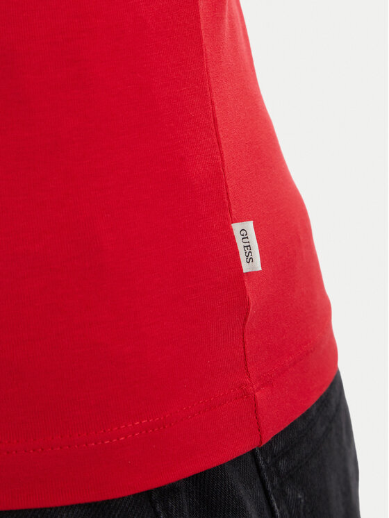 Guess Jeans Guess Jeans T-Shirt W6YI16 K3995 Κόκκινο Slim Fit