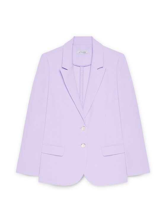 Fiorella Rubino Fiorella Rubino Marynarka Q496T000173N009 Fioletowy A-Line Fit