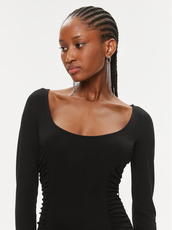 PINKO Pinko Sukienka koktajlowa Antiope 103101 A1L0 Czarny Regular Fit