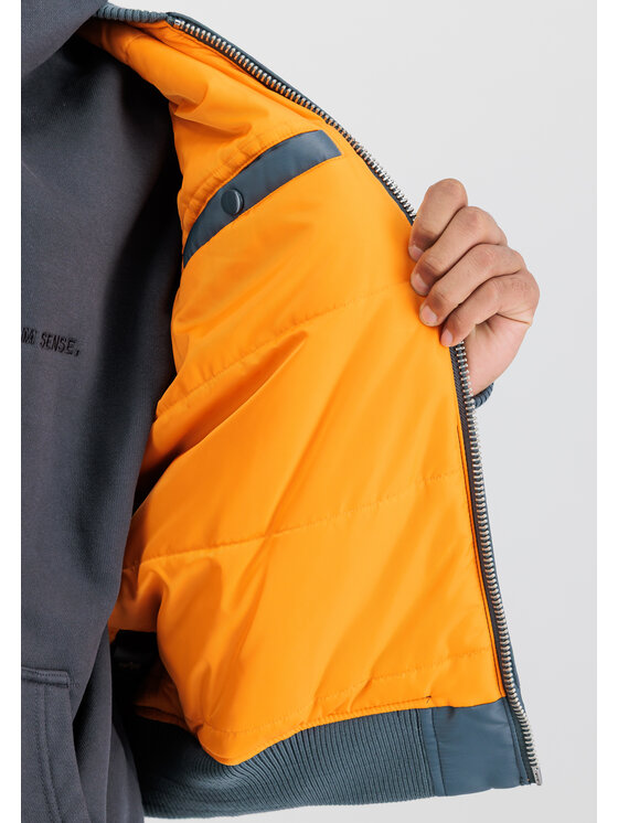 Alpha Industries Alpha Industries Kurtka bomber MA-1 VF 59 Bomber Jacket Błękitny Slim Fit