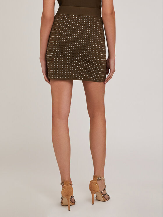 Motivi Motivi Minigonna 1659W000662N035 Verde Regular Fit