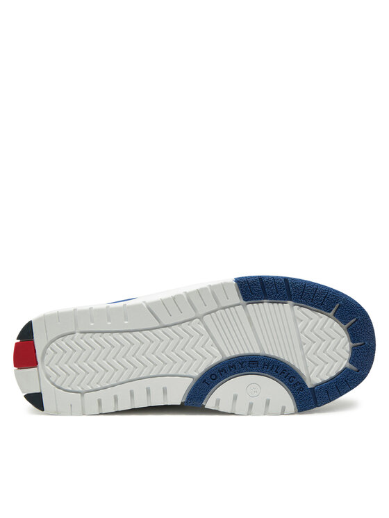 Tommy Hilfiger Tommy Hilfiger Laisvalaikio batai Flag Low Cut Lace-Up Sneaker T3X9-33863-1269 S Balta