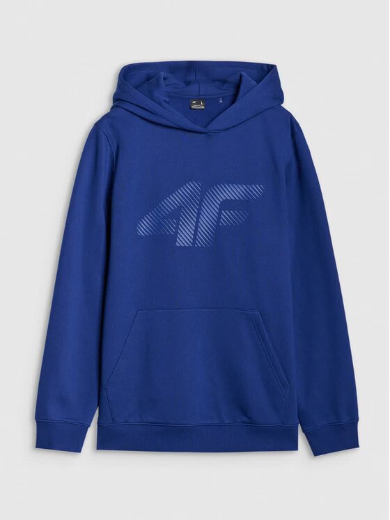 4F 4F Mikina 4FWMM00TSWSM1766-31S Modrá Regular Fit