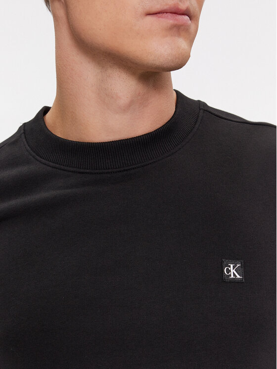Calvin Klein Jeans Calvin Klein Jeans Felpa Embro Badge J30J325270 Nero Regular Fit