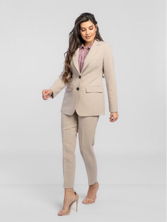 Salme Salme Garnitur Martyna Brązowy Regular Fit