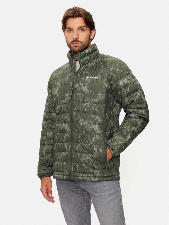 Columbia Columbia Bunda pro přechodné období Powder Lite™ II 2098394 Zelená Active Fit