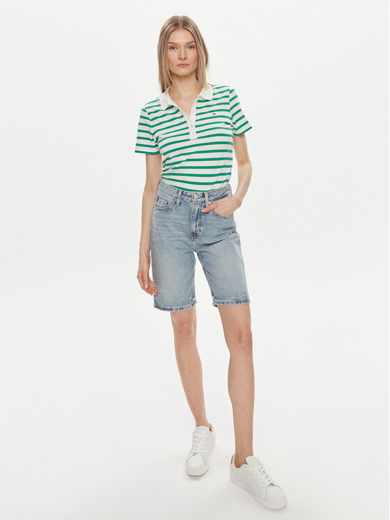 Tommy Hilfiger Tommy Hilfiger Džínsové šortky WW0WW41326 Modrá Slim Fit