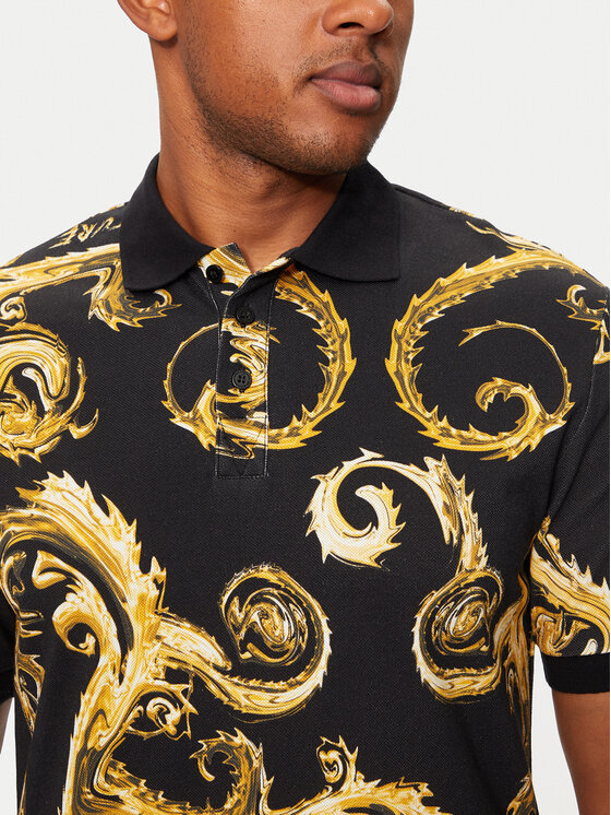 Versace Jeans Couture Versace Jeans Couture Polo 77GAG6S0 Crna Regular Fit