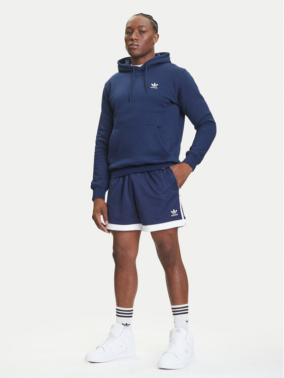 adidas adidas Sportske kratke hlače Mock Eyelet JY1310 Tamnoplava Regular Fit