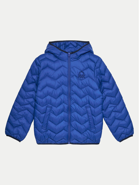 United Colors Of Benetton United Colors Of Benetton Übergangsjacke 2TWDCN04V Blau Regular Fit