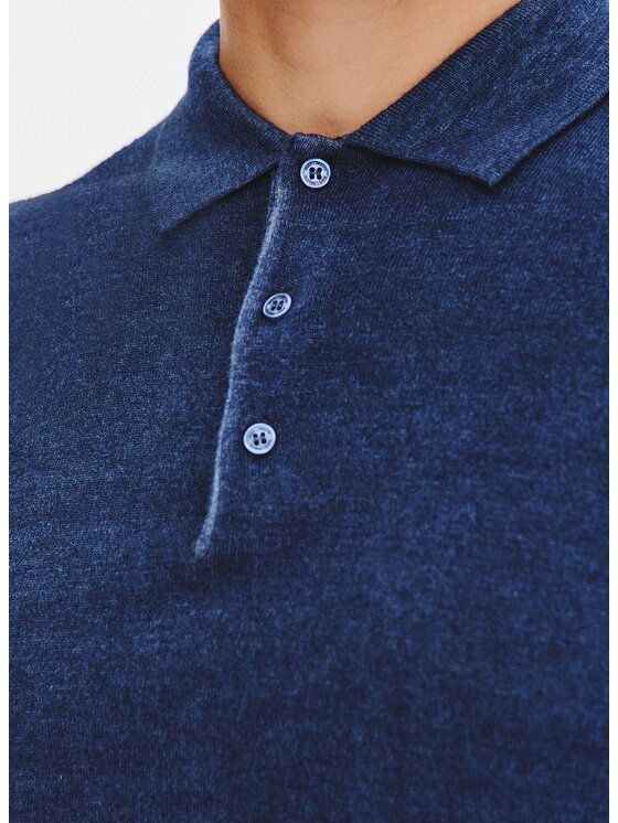 Pako Lorente Pako Lorente Sweter P25WP-2X-022 Granatowy Classic Fit