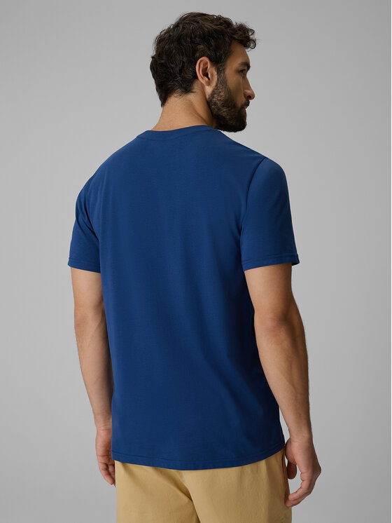 4F 4F T-Shirt BRAND CODE Granatowy Regular Fit
