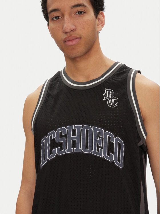 DC DC Tank top ADYKT03257 Μαύρο Regular Fit
