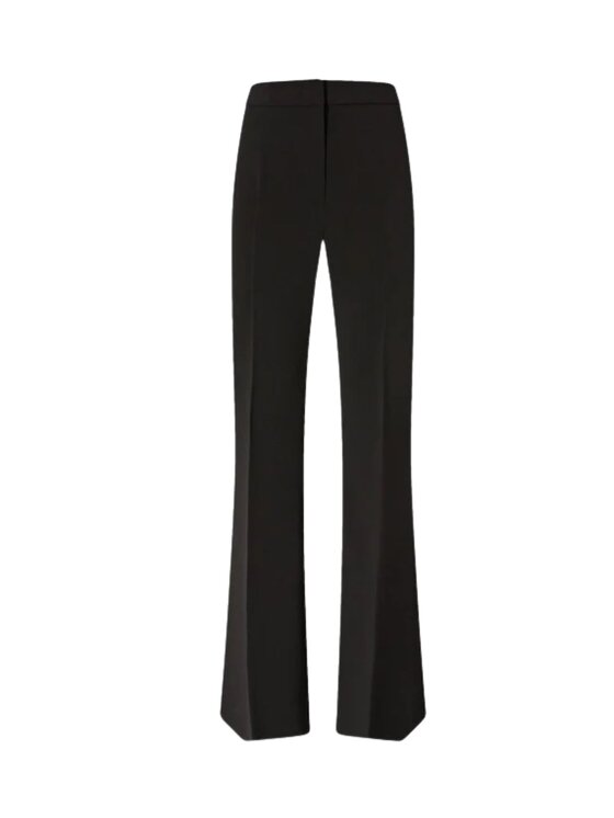 PINKO PINKO Spodnie damskie EDAMAME PANTALONE CANVAS TECNI Czarny Regular Fit