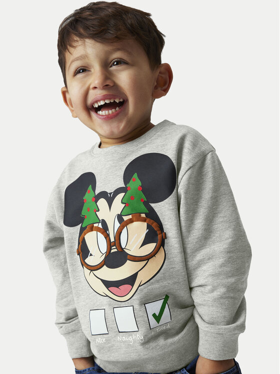Dziecięca Bluza NAME IT, Rozmiar 110, Szara, Mickey 13234176