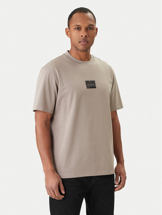 HUGO HUGO T-Shirt Dumeon 50557445 Béžová Regular Fit