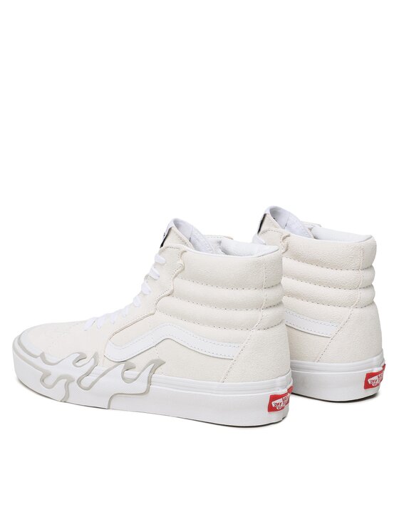 Vans Vans Sneakersy Sk8-Hi Flame VN0005UJWWW1 Écru