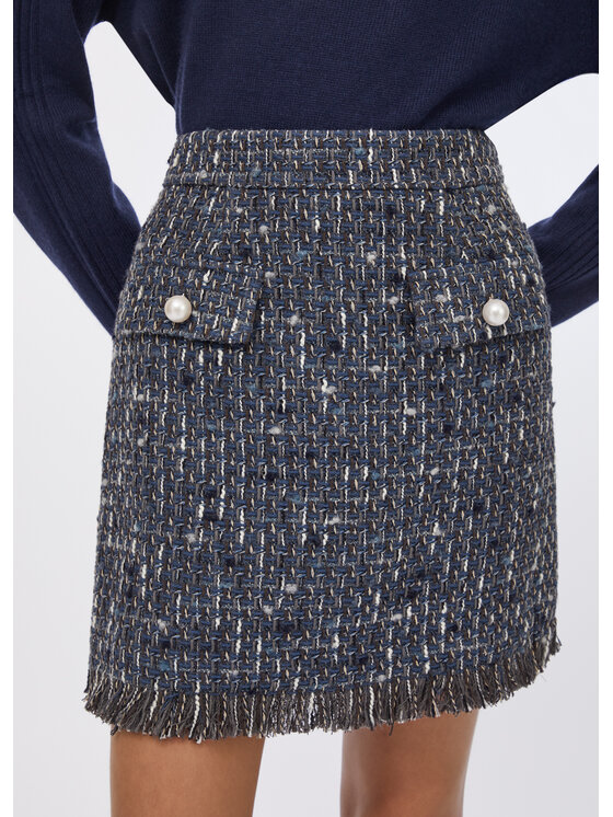 Liu Jo Liu Jo Minigonna CF5378T081AM9850 Celeste Regular Fit