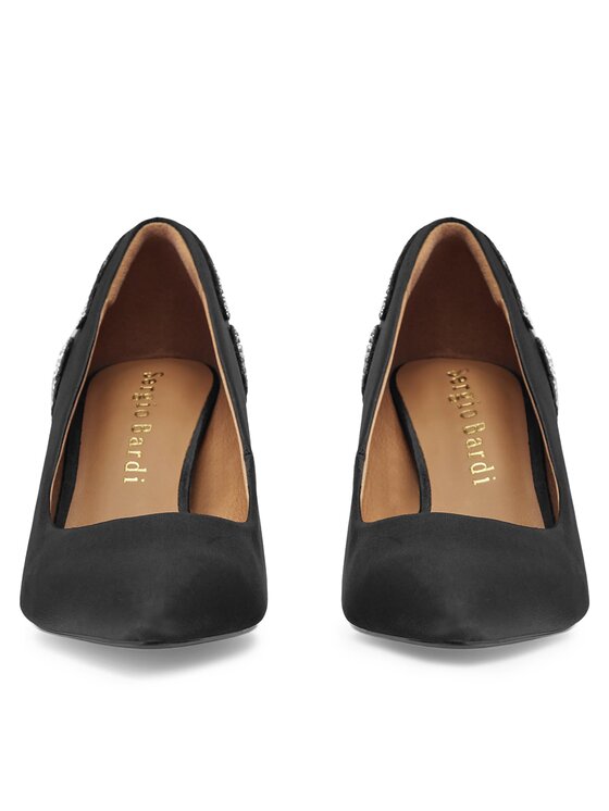 Sergio Bardi Sergio Bardi Pantofi cu toc subțire WC31-JS3389K-2SB Negru
