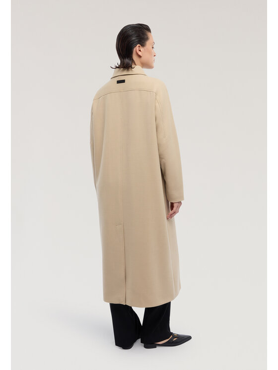 Trussardi Trussardi Płaszcz zimowy 0325A000428N012 Beżowy Regular Fit