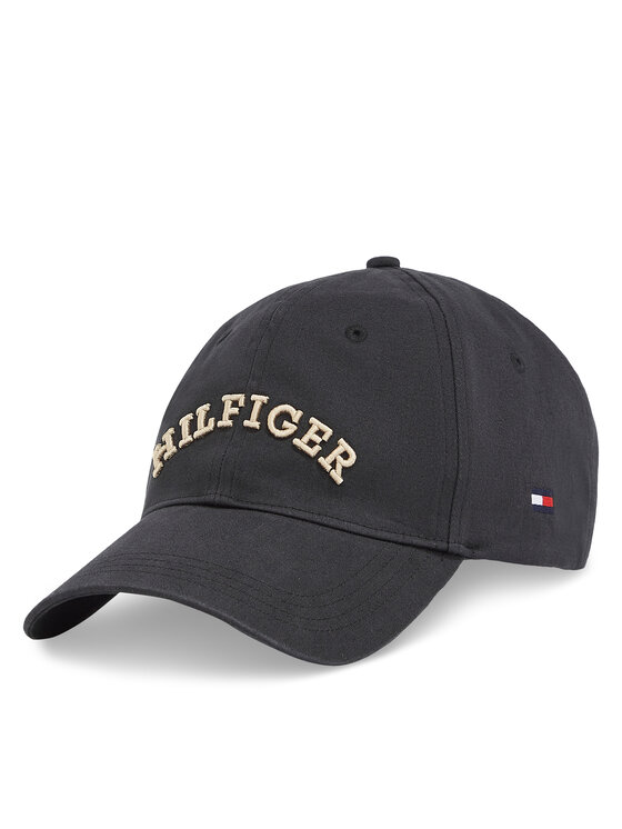 Tommy Hilfiger Tommy Hilfiger Șapcă Th Monotype Soft 6 Panel Cap AM0AM13165 Negru