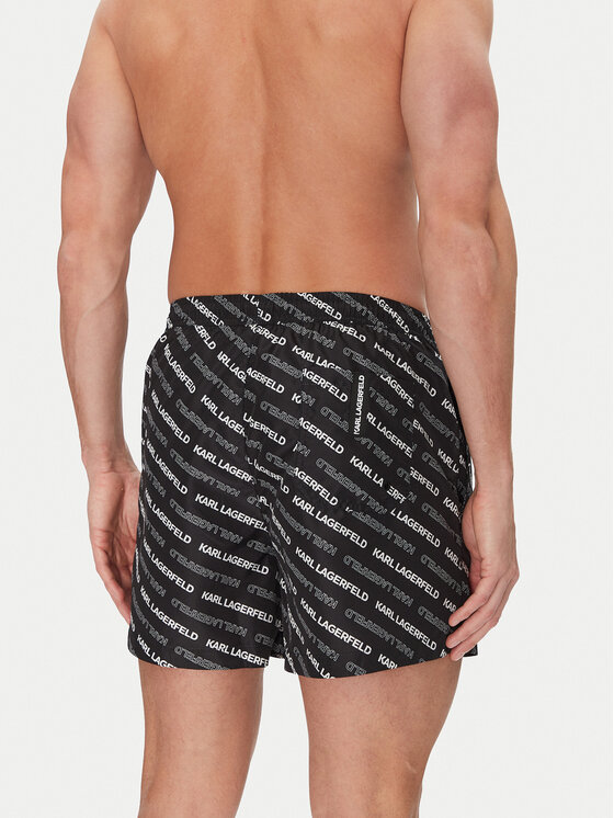 KARL LAGERFELD KARL LAGERFELD Kupaće gaće i hlače A2M46063 Crna Regular Fit