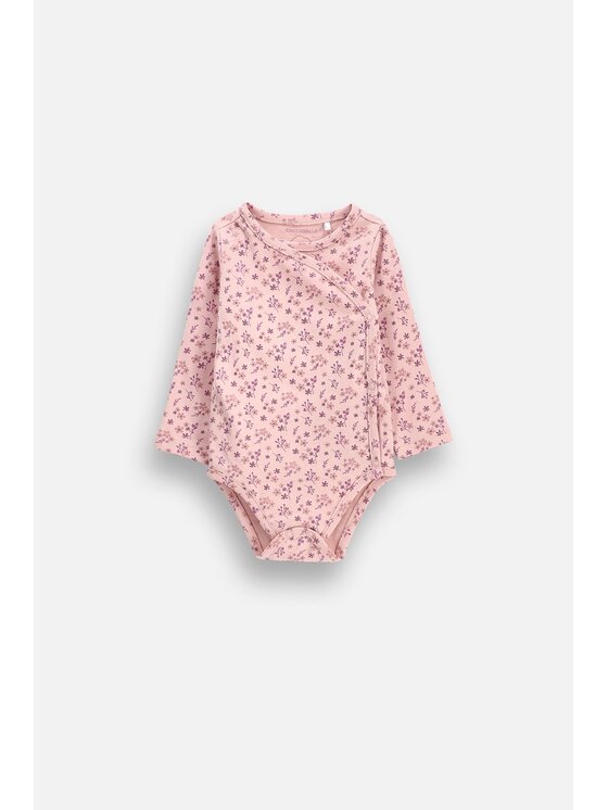 Coccodrillo Coccodrillo Body dziecięce ZC6112601MGN-033 Różowy Regular Fit