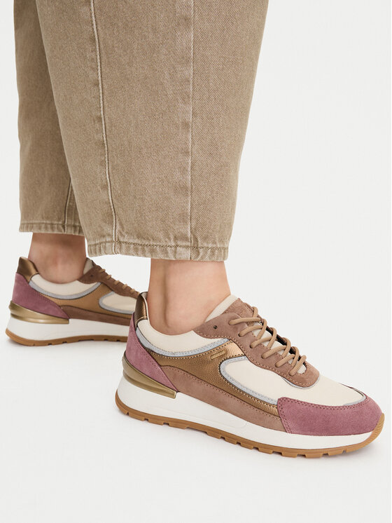 Geox Geox Laisvalaikio batai D Desya B Abx D563LB 8522 C1SD6 Kreminė