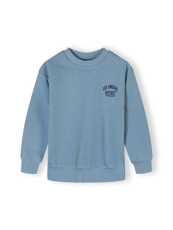 minoti minoti Bluza 23fleece205 Niebieski Regular Fit