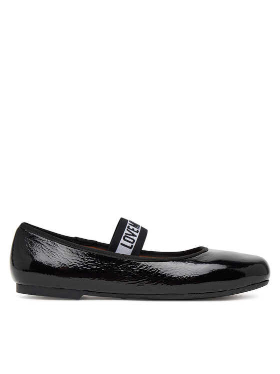 LOVE MOSCHINO Baleriny JA11071G1NII000041 Czarny
