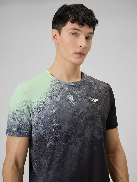 4F 4F Koszulka techniczna VICTORY PACK Żółty Regular Fit