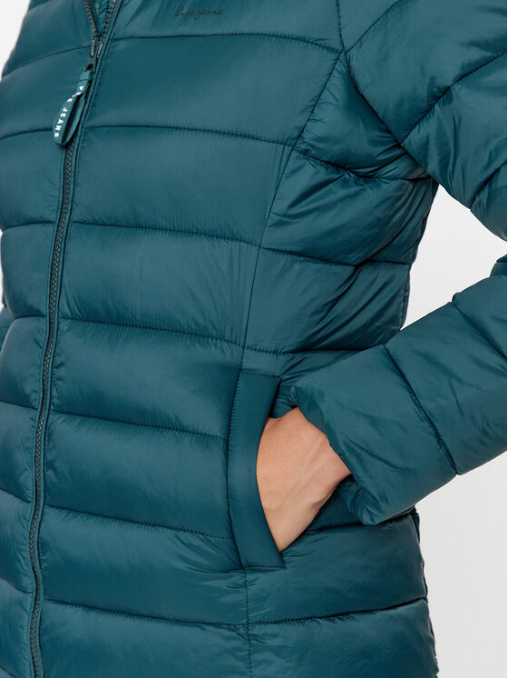 Pepe Jeans Pepe Jeans Зимно яке Maddie Long PL402252 Зелен Regular Fit