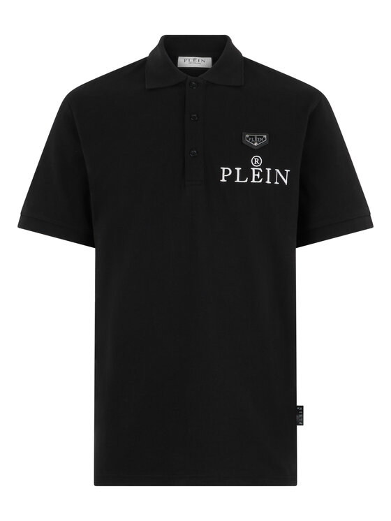 PHILIPP PLEIN PHILIPP PLEIN Polo 31624 Czarny Slim Fit