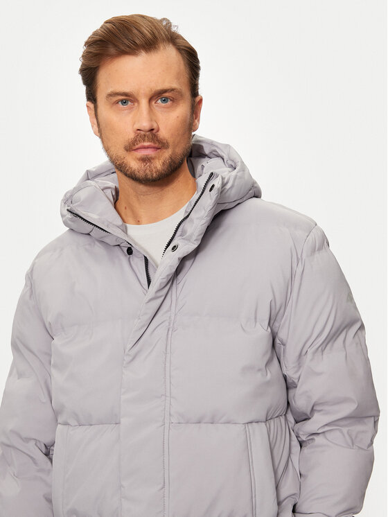 4F 4F Zimní bunda 4FWAW24TDJAM479 Šedá Loose Fit
