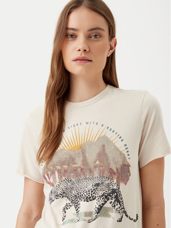ONLY ONLY T-shirt Lucy 15307412 Bež Regular Fit
