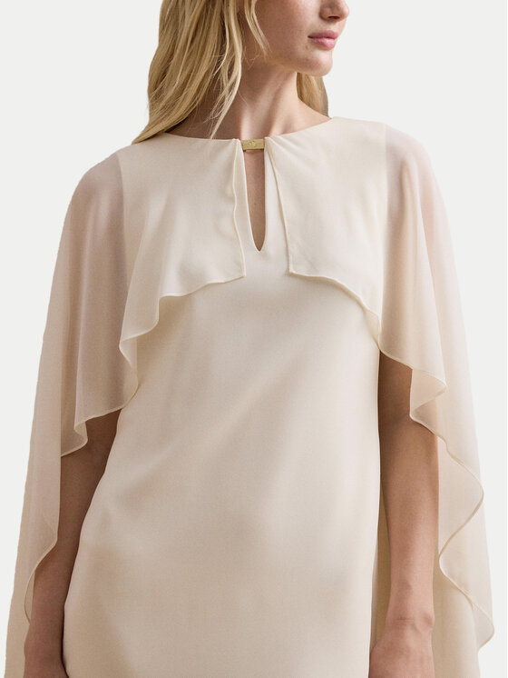LAUREN RALPH LAUREN LAUREN RALPH LAUREN Cocktail obleka 253957566 Écru Regular Fit