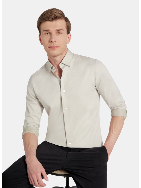 Pako Lorente Pako Lorente Koszula P25WF-1X-022 Zielony Slim Fit