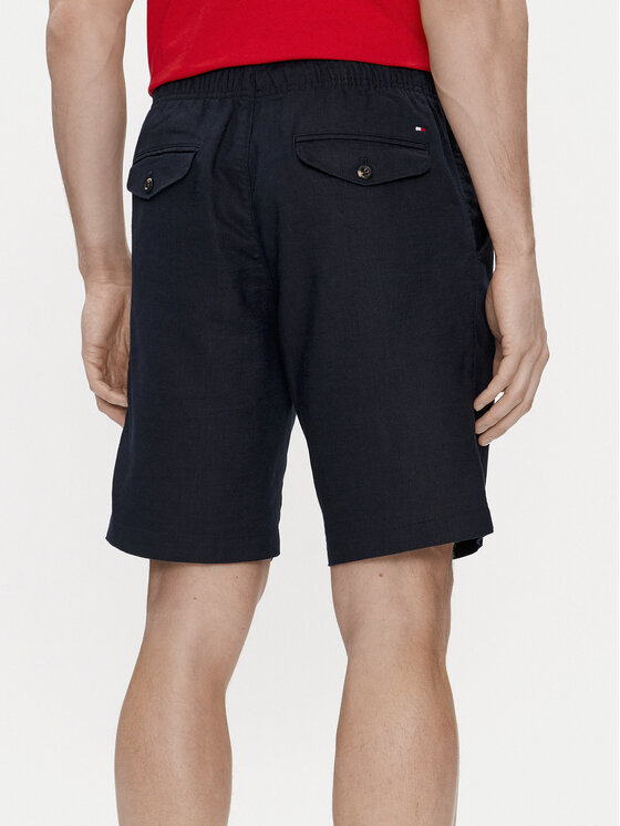 Tommy Hilfiger Tommy Hilfiger Stoffshorts Harlem MW0MW34498 Dunkelblau Regular Fit