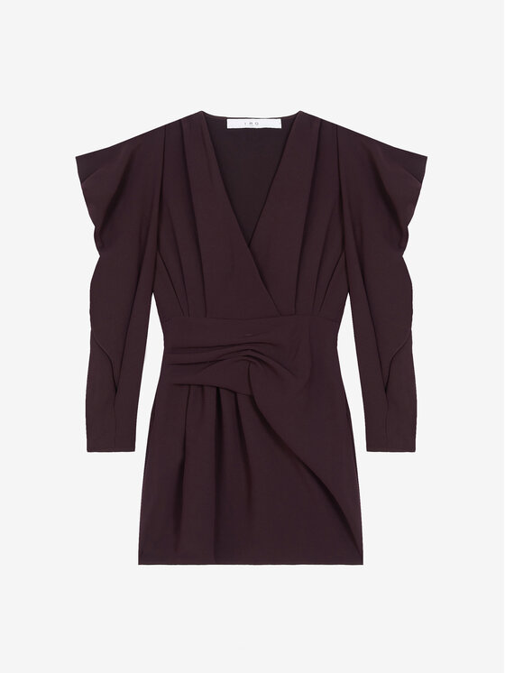 IRO IRO Коктейльна сукня Sofi AR132 Бордовий Regular Fit
