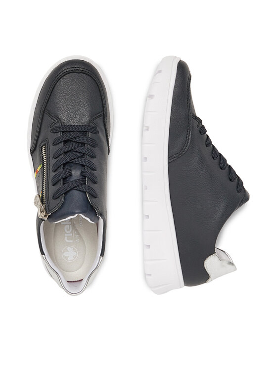 Rieker Rieker Sneakersy N1313-14 Tmavomodrá