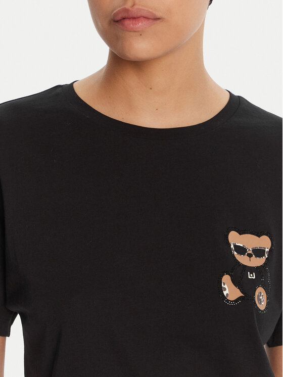Liu Jo Liu Jo T-Shirt MF5416 JS923 Μαύρο Regular Fit