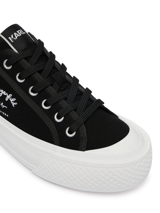 KARL LAGERFELD KARL LAGERFELD Sneakers aus Stoff Kampus Max V KL60516 Schwarz
