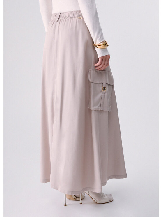 Liu Jo Liu Jo Gonna maxi TF6218T647A54502 Bianco Regular Fit
