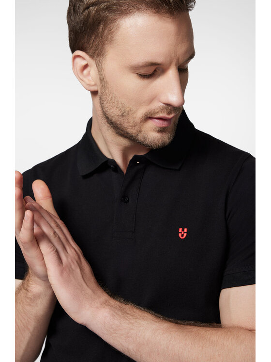 Próchnik Próchnik Polo PM3 PO073124000031 Czarny Regular Fit