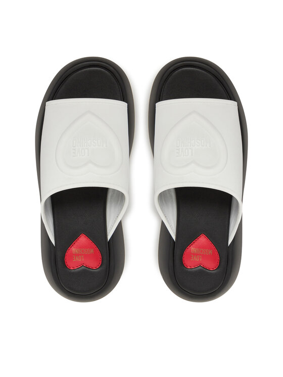 LOVE MOSCHINO LOVE MOSCHINO Natikači JA28207I0MI40100 Bela